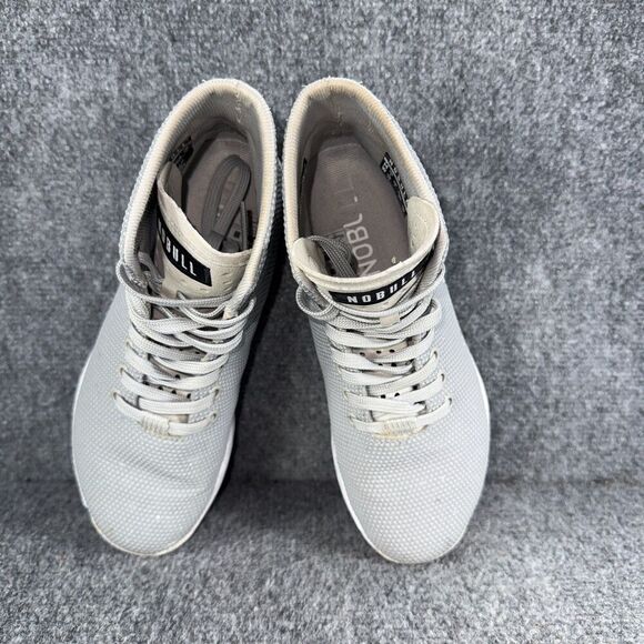 Nobull Outwork High Top Womens 6.5 Gray Shoes Trainers Athletic Lifting - Picture 7 of 12